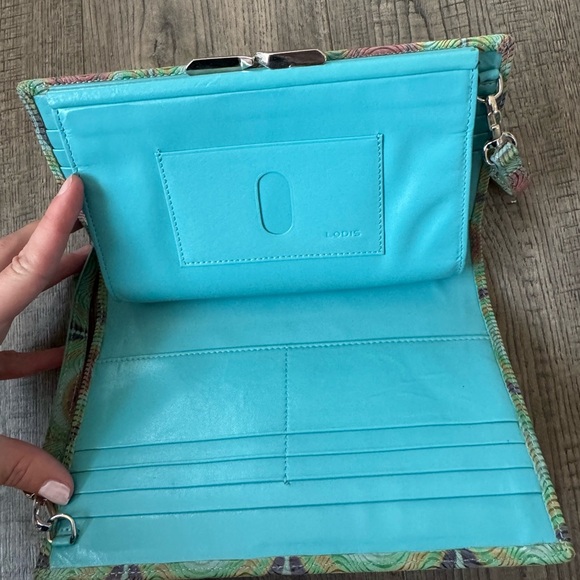 Lodis Tri-Fold Multi-Color Clutch Bag - Picture 4 of 8